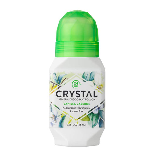 Crystal Deodorant Roll-On 2.25oz Vanilla Jasmine 24Hr