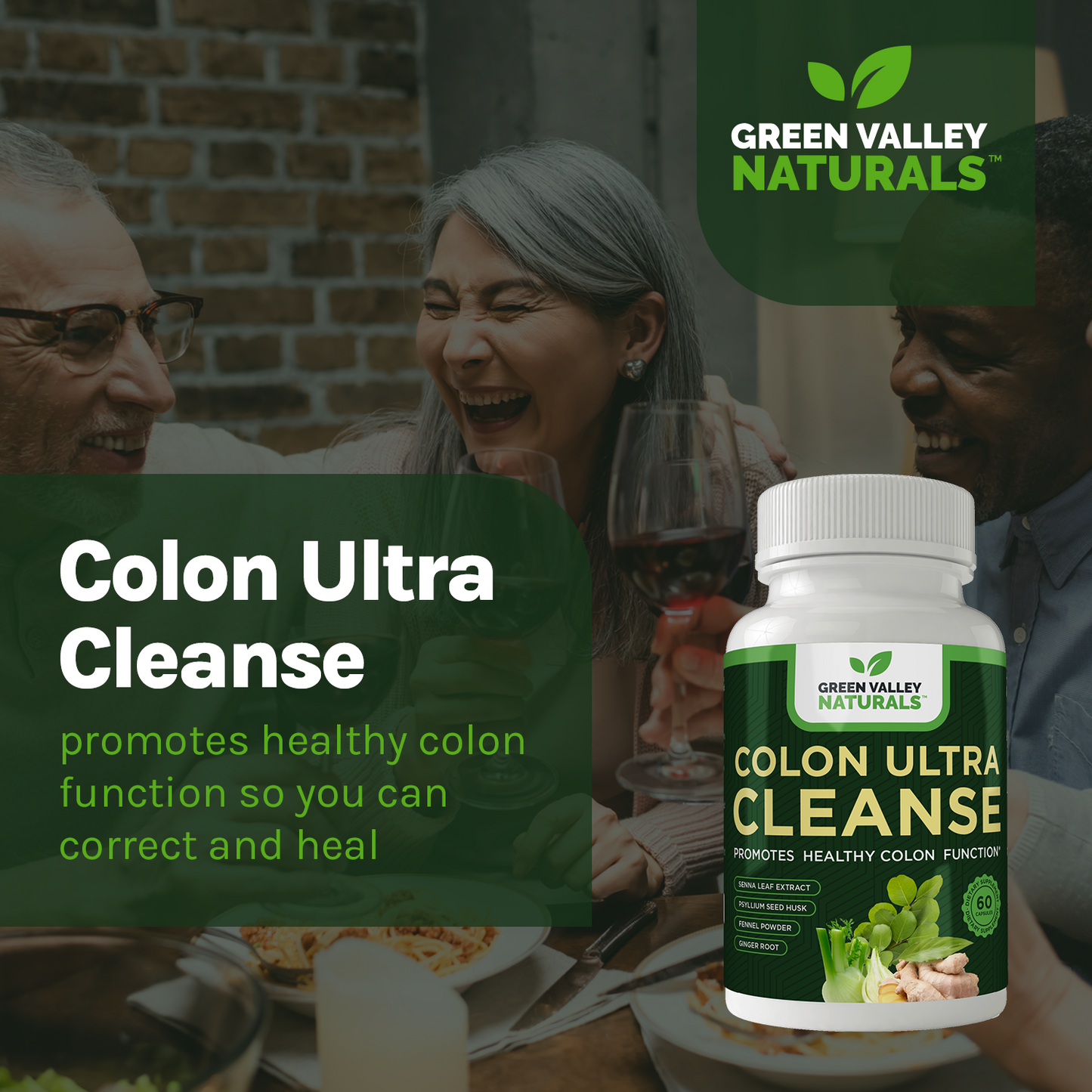 COLON CLEANSE PW 340GM ORG