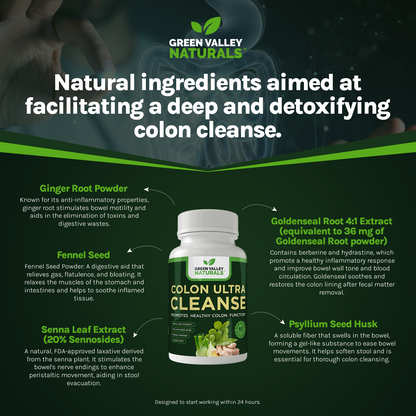 COLON CLEANSE PW 340GM ORG