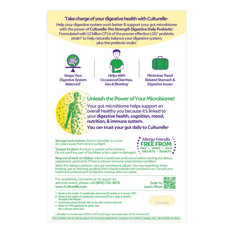 CULTURELLE DIGESTIVE HEALTH ORG CHW 24CT