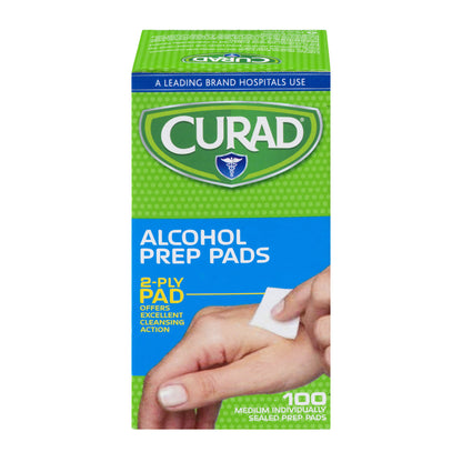 CURAD ALCOHOL SWAB STERILE 200CT
