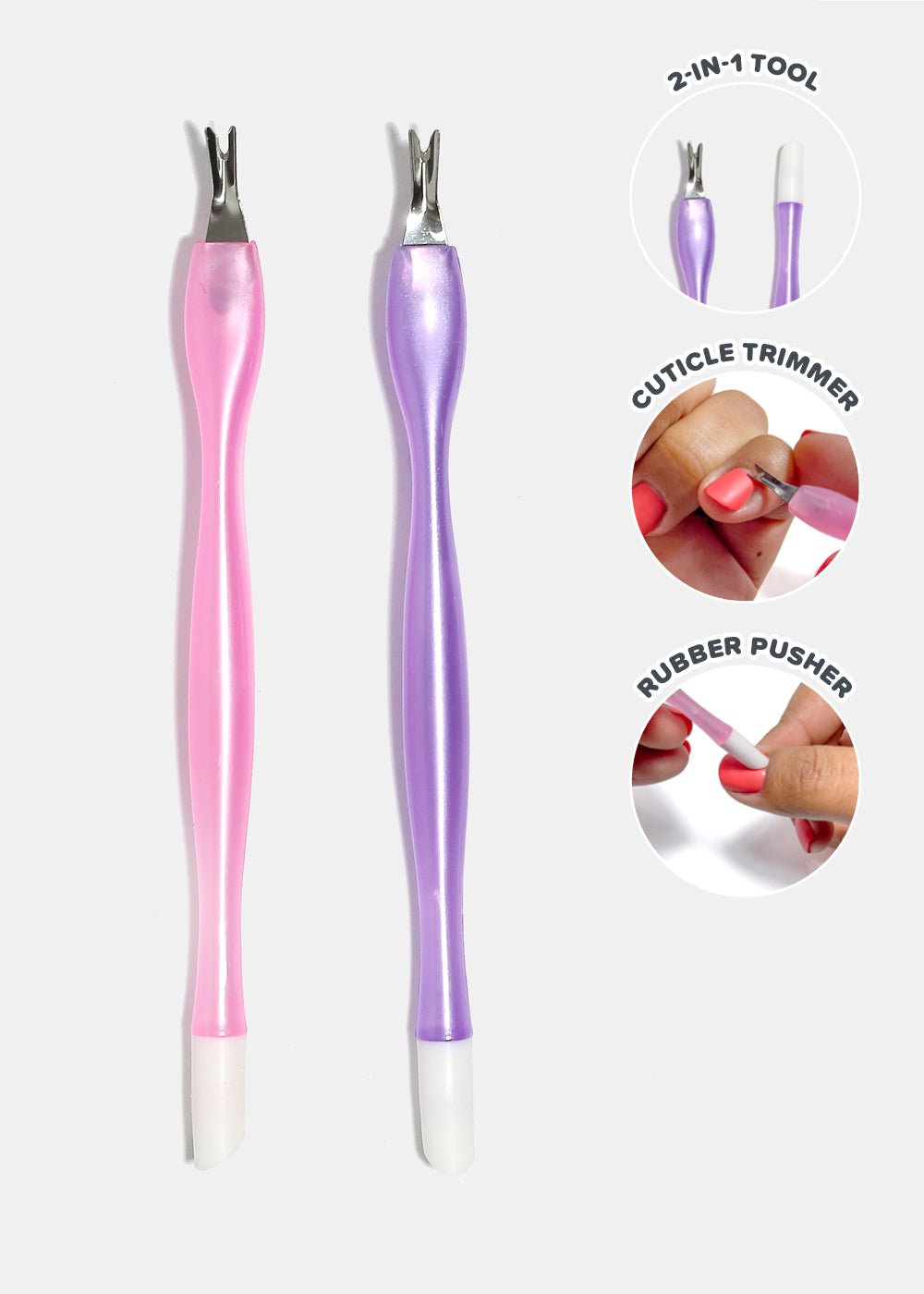 CAREone Cuticle Pusher & Trimmer