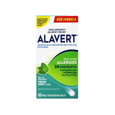 ALAVERT 24HR QK DSLV MINT TABLET 60CT