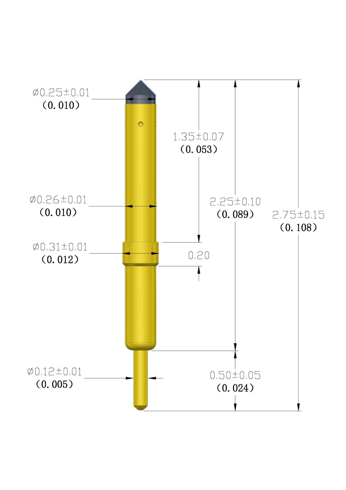 PLST CHIP EA 2.12X.87X.75N 250CLR