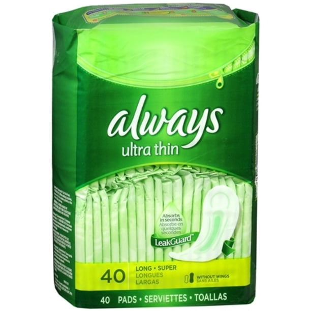 ALWAYS THIN MINCE UNSCNT LNR PAD 24X20CT