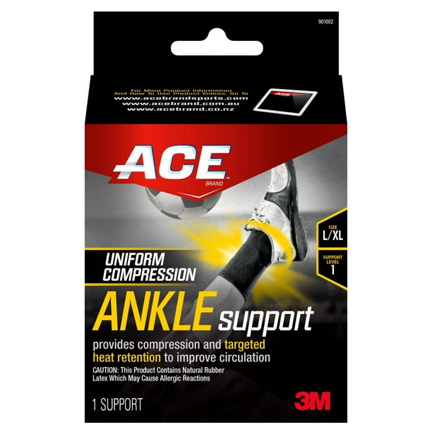 ACE COMPRESSION ANKLE SUPPORT L/XL