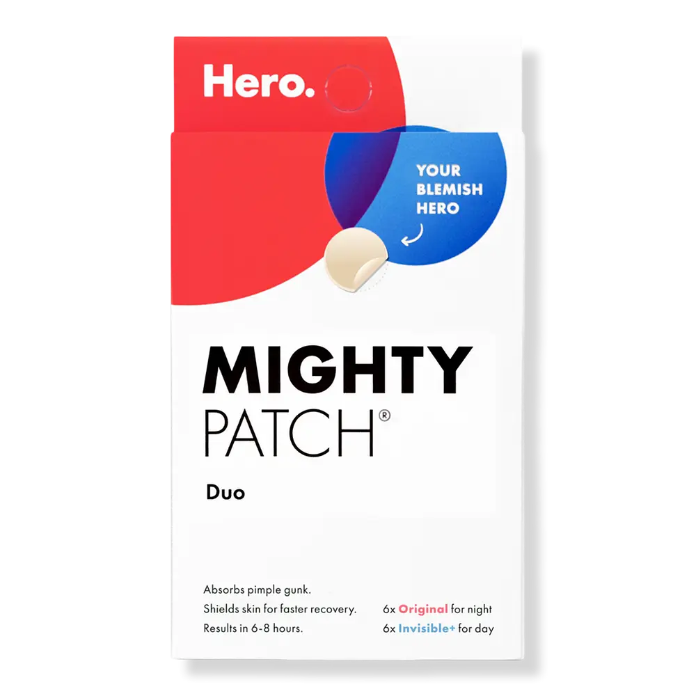 Hero. Mighty Patch Duo - Original + Invisible, 12 count