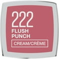 MAYBELLINE New York Color Sensational The Creams Cream Finish Lipstick Makeup, 222 Flush Punch, 0.15 oz