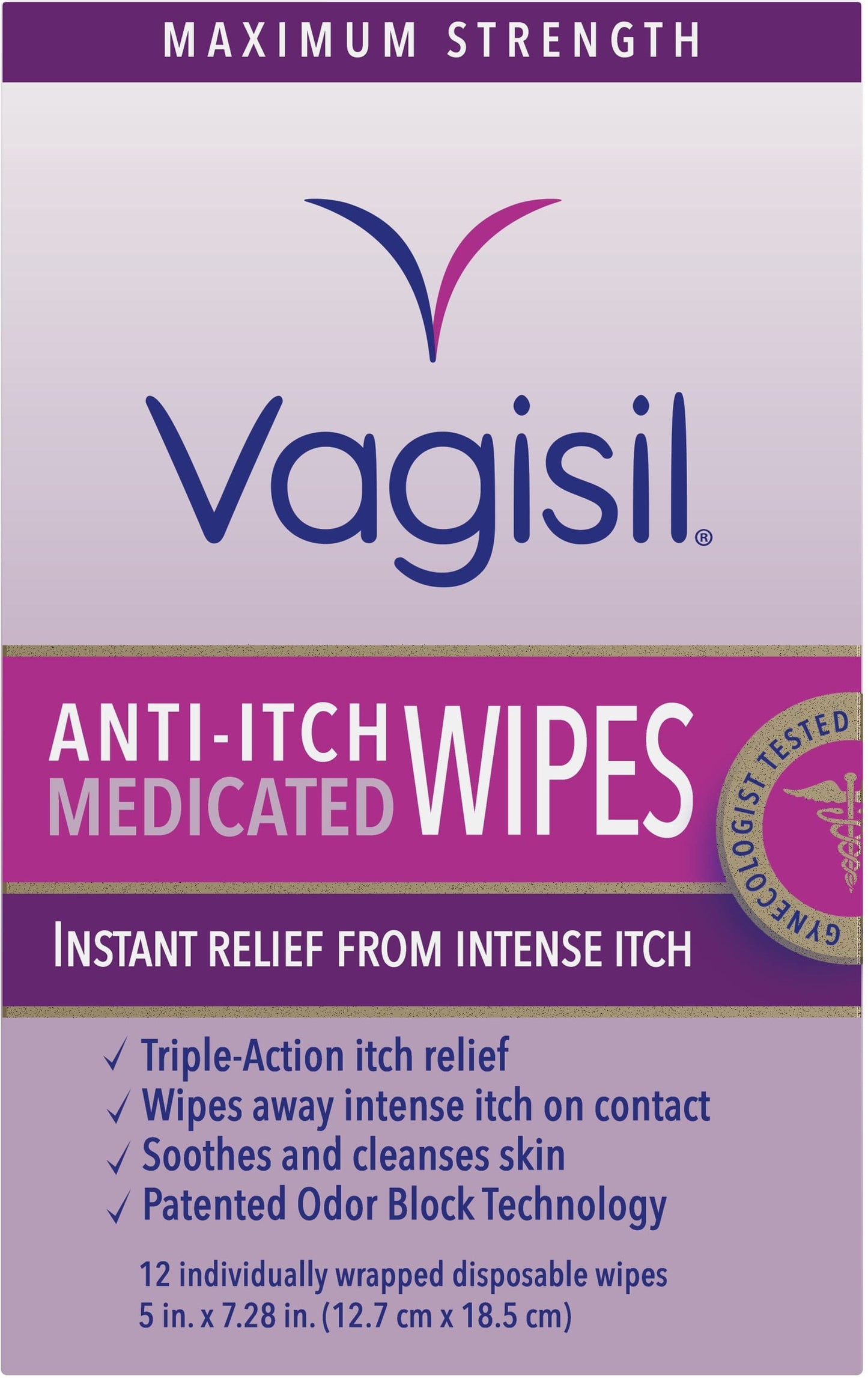 VAGISIL ITCH PROTECT+ LQ 12OZ