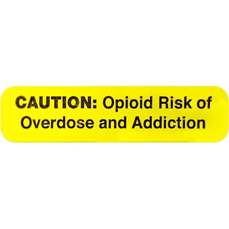 CAUTION OPIOID LL 570 RED
