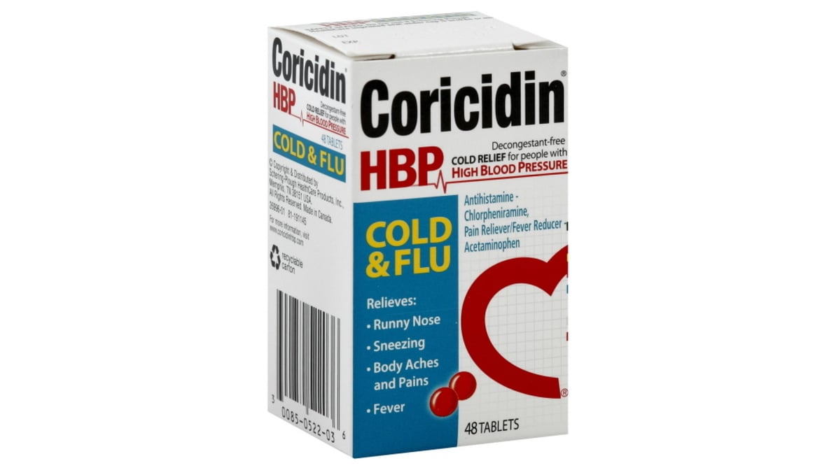 CORICIDIN MAX FLU TABLET 24 CT