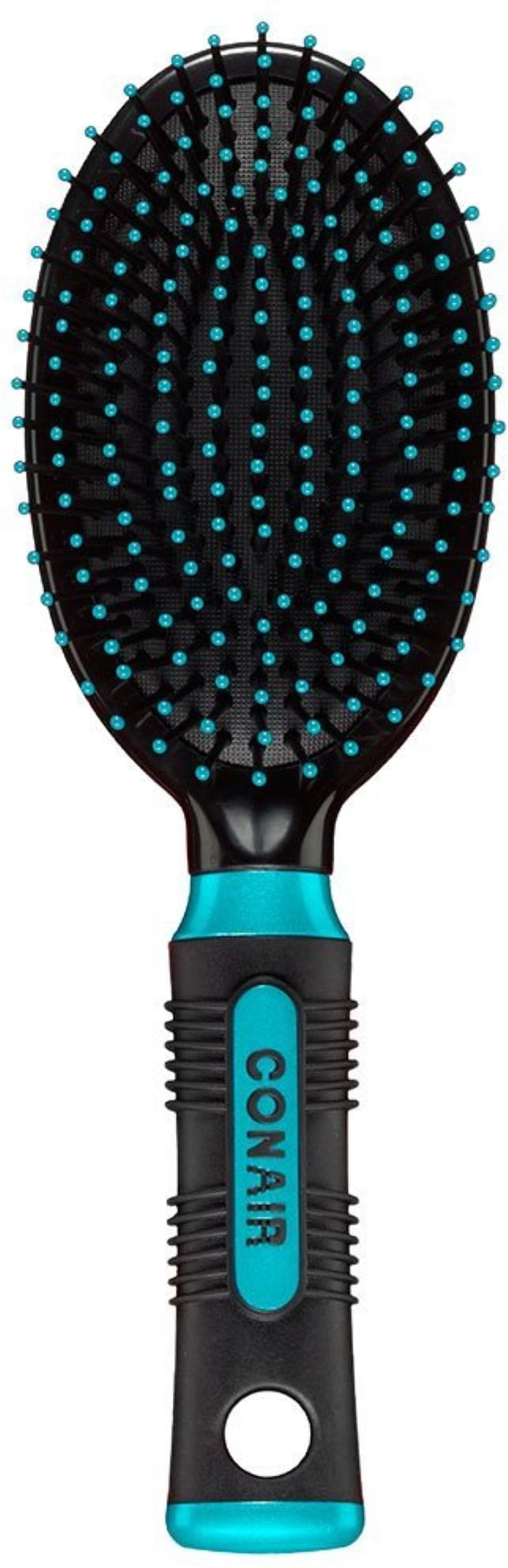 CONAIR Tangle Pro Detangler Oval Wood Cushion Hair Brush