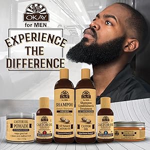 OKAY BEARD GROWTH CASTOR OIL 4Z