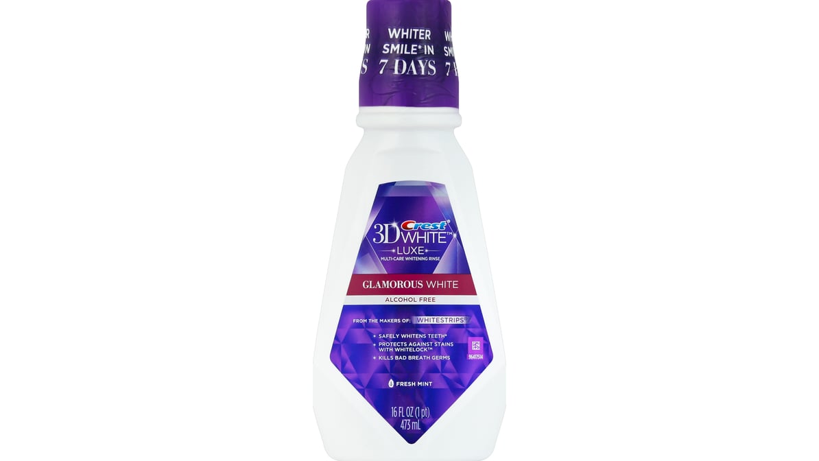 CREST 3D WHITENING RINSE MINT 946ML
