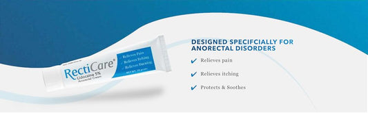 RECTICARE LIDOCNE 5% ANORECTAL CREAM 15G