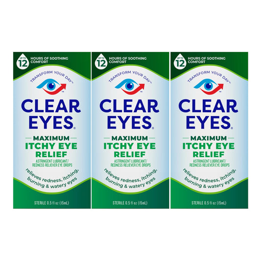 CLEAR EYES MAX ITCHY RELIEF 0.5OZ