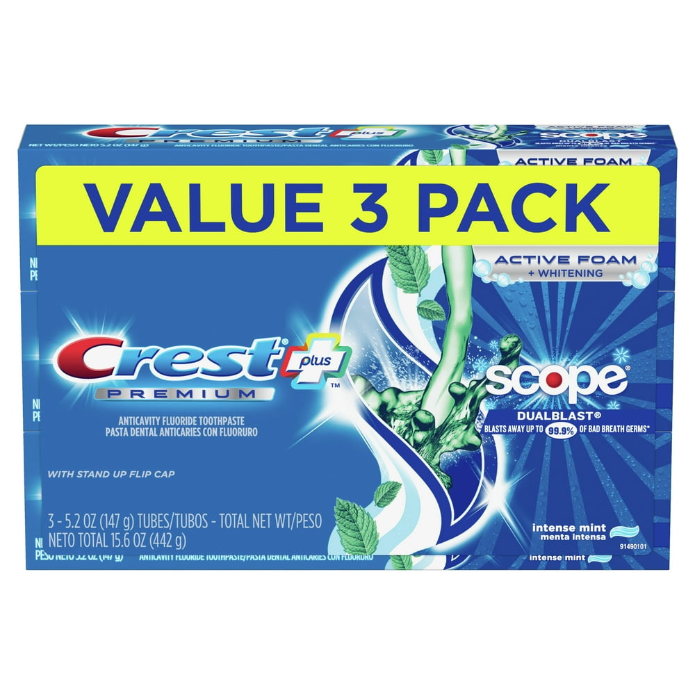 CREST PRO-HLTH PLUS SCOPE T/P 4.6 OZ