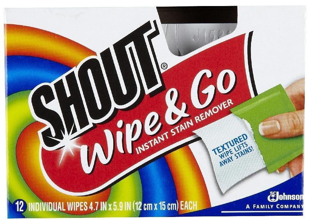SHOUT WIPES PA 12X12EA