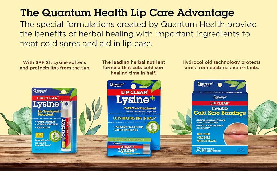 QUANTUM HEALTH LIPCLEAR LYSINE + OINTMNT