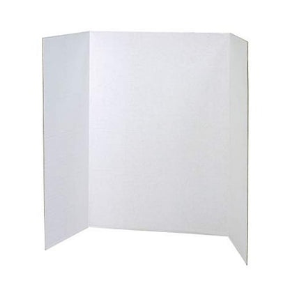 Pacon Tri-Fold Presentation Board - White, 40"X28"