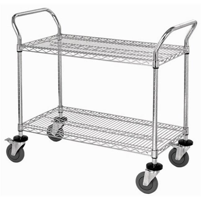 WIRE SHELF 5 MOBILE CART 24INX36IN DS