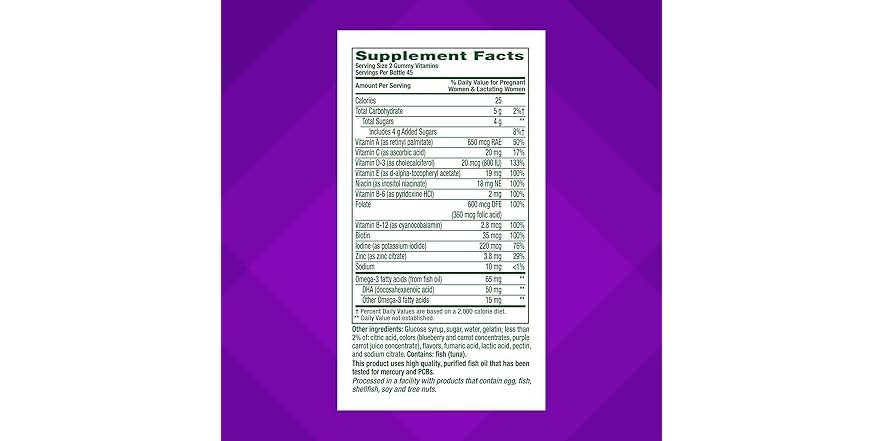 VITAFUSION PRENATAL CW 90 GMM AST