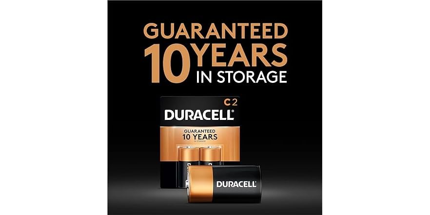 DURACELL COPPERTOP C 4CT
