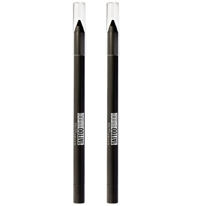 MAYBELLINE New York TattooStudio Sharpenable Gel Pencil Longwear Eyeliner Makeup, Deep Onyx, 0.04 oz.