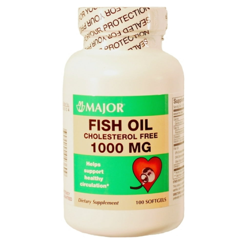 FISH OIL 1000MG CAPSULE 100CT MAJOR