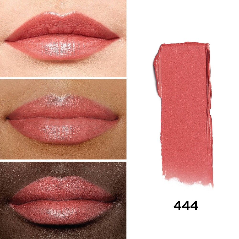 L'ORÉAL PARIS Colour Riche Original Satin Lipstick for Moisturized Lips, 444 Tropical Coral, 0.13 oz.