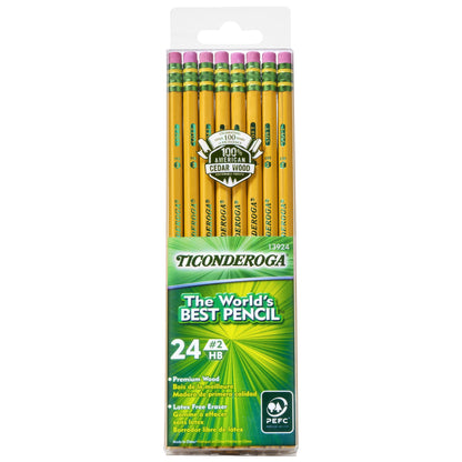 Ticonderoga No. 2 Soft Pencil, 10 count