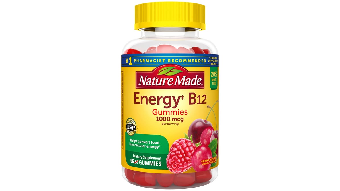 B12 ENERGY WBRY GUM 80CT NAT MADE