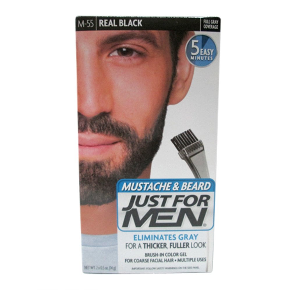 JUST FOR MEN MUSTACHE GEL REAL BLACK