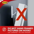 Command Small Wall Hooks - White, 2 Hooks + 4 Strips