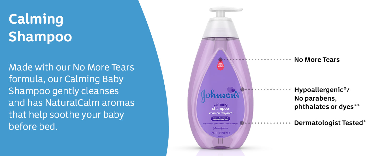 JOHNSONS BABY CALM SHMP LQ 13.6OZ