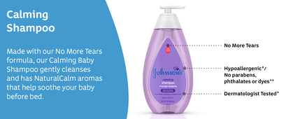 JOHNSONS BABY CALM SHMP LQ 13.6OZ