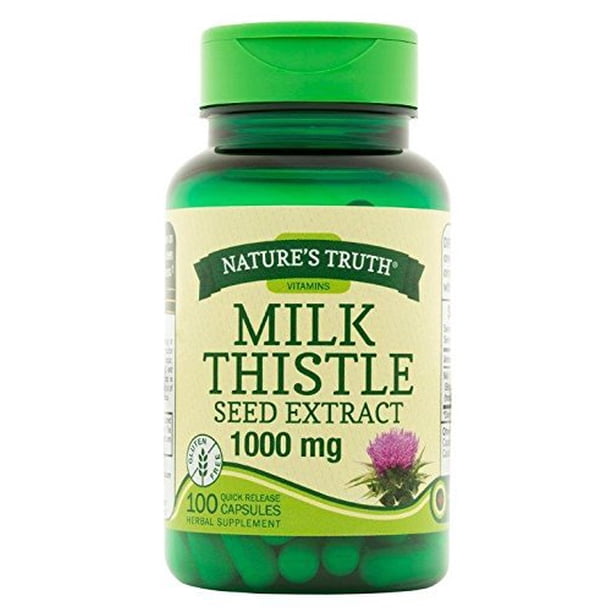 MILK THISTLE 1000MG CAP 100CT NAT TRU