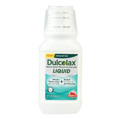 DULCOLAX LIQUID LAXATIVE CHERRY LIQ 12OZ
