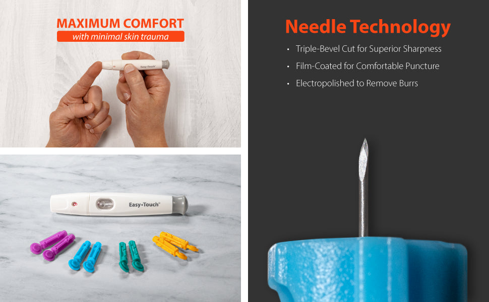EASY TOUCH LANCET 30G TWIST 100CT