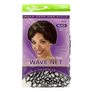 CONAIR Hold & Hide Invisible Edge Hair Nets - Black, 3 count