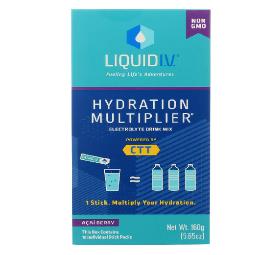 LIQUID I.V. DRINK MX,ACAI BERRY,10 CT