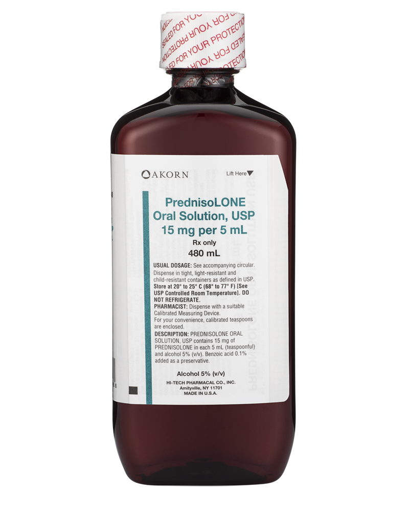 PREDNISOLONE SL 15MG/5ML 480 ORAL