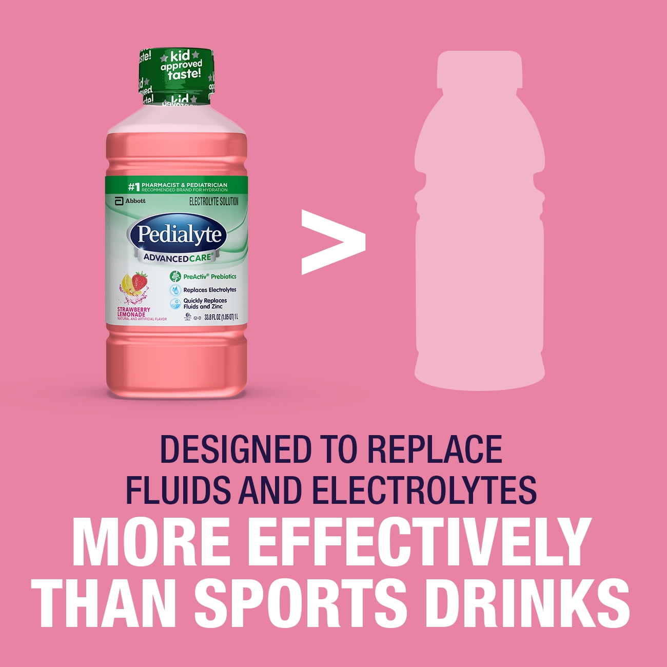 PEDIALYTE STRAWBERRY LIQ 33.8OZ