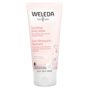 WELEDA BODY WASH,ALMOND,SOOTHING