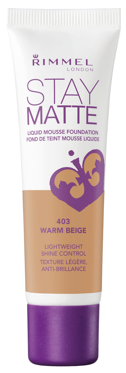 Rimmel London, Stay Matte Foundation, Sun Beige