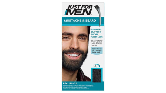 Just For Men Mustache & Beard #M-55 Real Black Color Gel