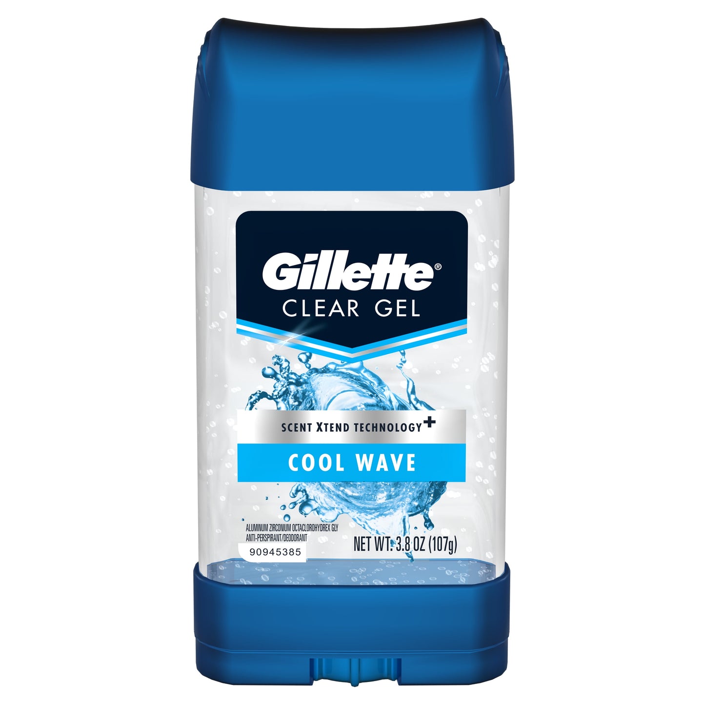 Gillette Clear Shield Clear Gel Antiperspirant / Deodorant - Cool Wave, 0.5 Oz