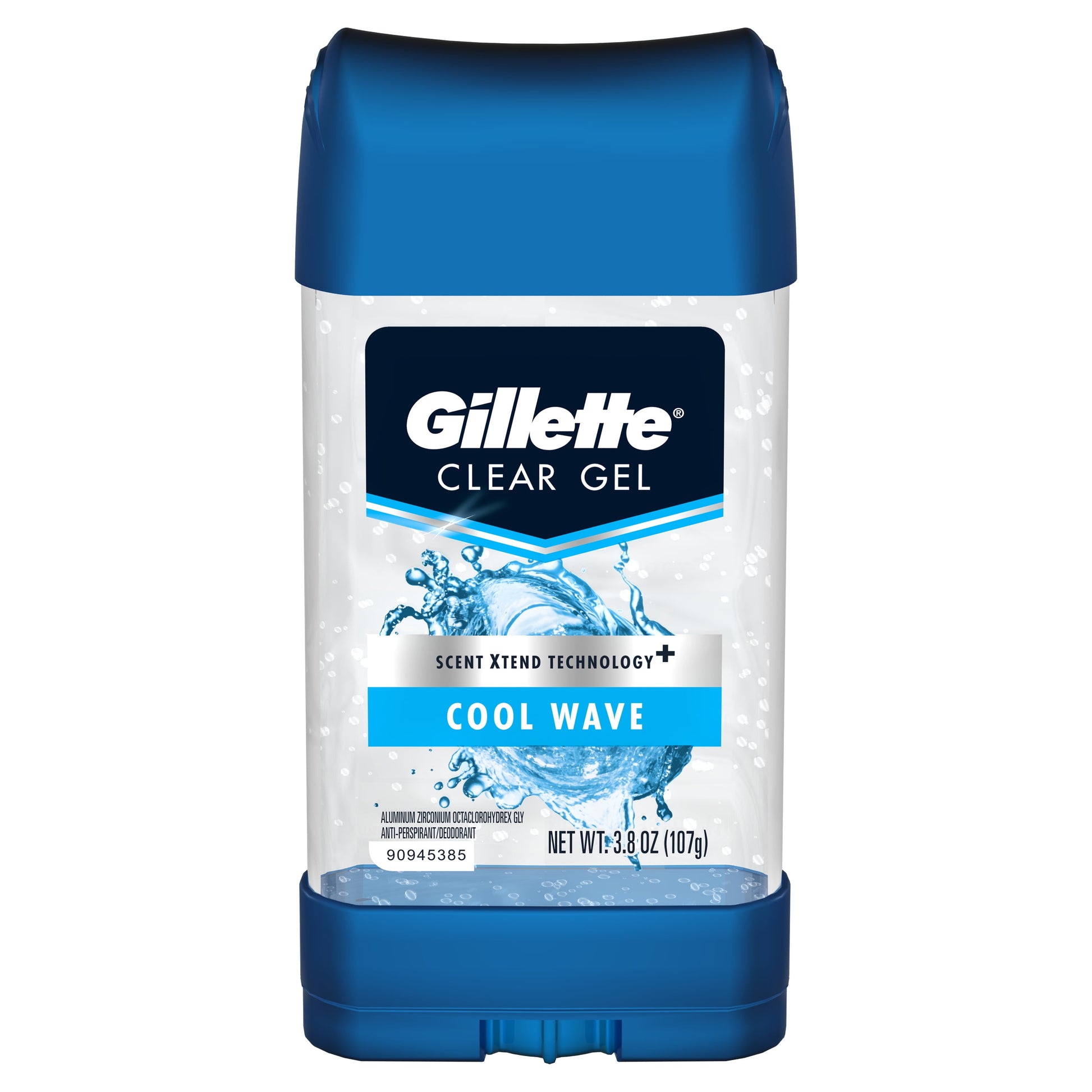 Gillette Clear Shield Clear Gel Antiperspirant / Deodorant - Cool Wave, 0.5 Oz