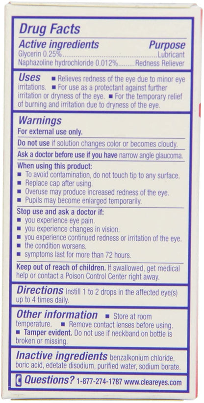 Clear Eyes Eye Drops, 0.2 oz