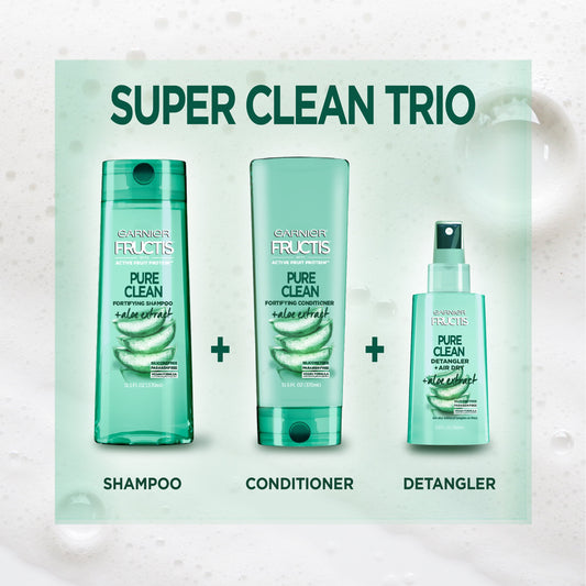Garnier Fructis Pure Clean Fortifying Shampoo, 12.5 oz